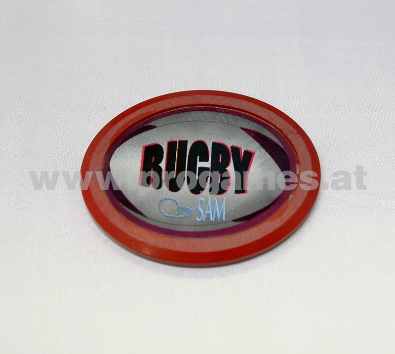 Air Hockey Puck oval / Rugby rot