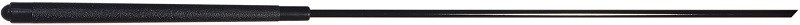 Billard Fiberglasqueue schwarz 140cm/12mm mit Steckleder