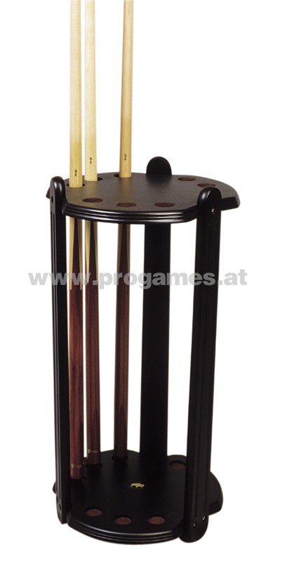 Billlardqueueständer für 9 Queues 68 cm hoch Farbe schwarz