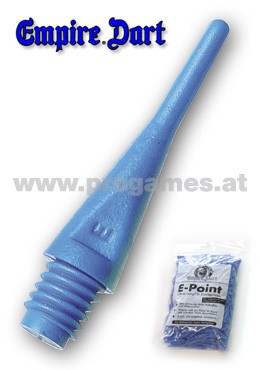 20L687 - Dartspitzen E-Point TYPE 2BA  blau - 100 Stück Packung