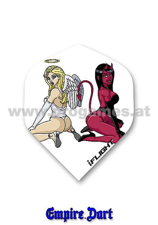 26L003 - Flight-Set Empire Polyester extra fest Standard Angel and Devil