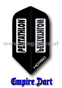 26L019 - Flight-Set Empire Polyester Pentathlon HD 150 super strong Slim schwarz