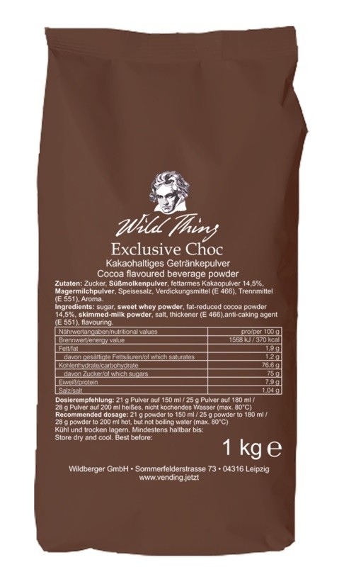 Automatenkakao - Premium Choc Packung 1000g 