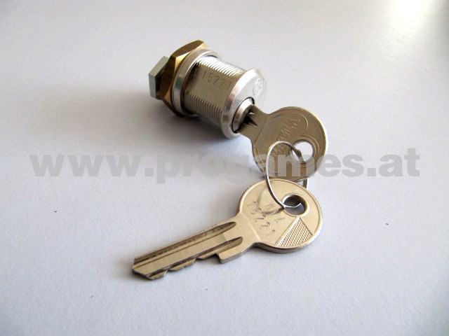 Zylinderschloss 2 Schlüssel WUZ - für Wurlitzer -0013729 (0020560003)