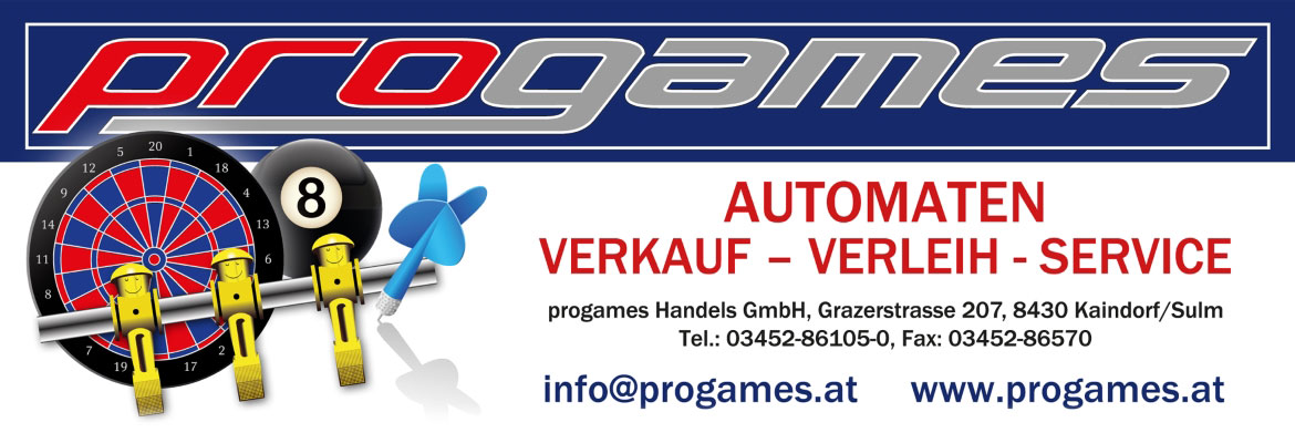 progames: Automaten - Verkauf - Verleih - Service